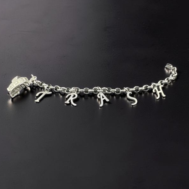 Trailer Trash Bracelet – Silver Charm Edition