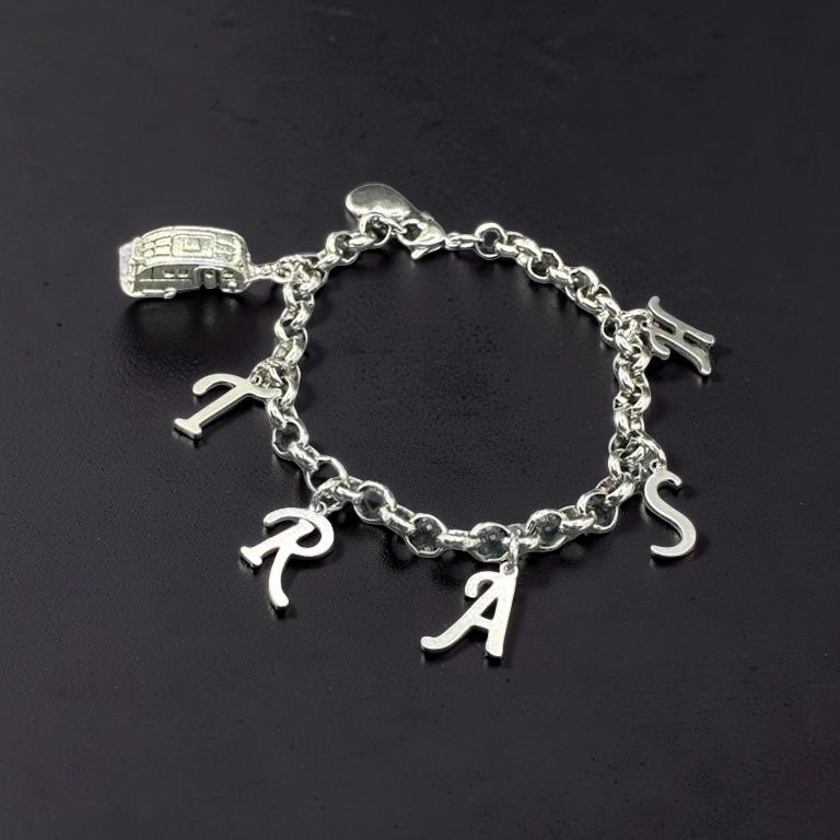 Trailer Trash Bracelet – Silver Charm Edition